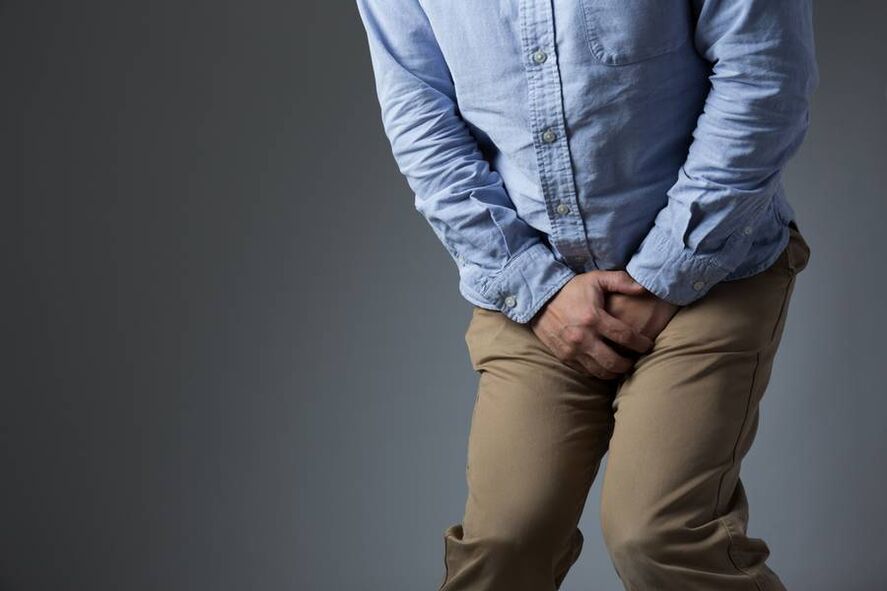 Pain in men with prostatitis